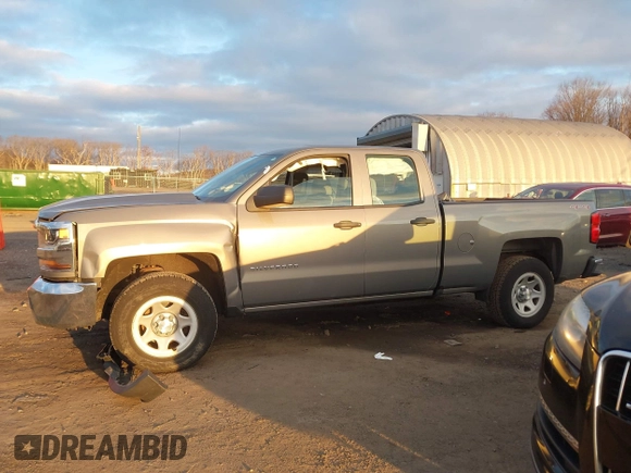 2017 Chevrolet Silverado 1500 Work Truck with VIN 1GCVKNEH6HZ164324, listed as a IAAI auction lot 41222523 with 56,917 mi miles. Bid and sale history available at carsss.com. Image 14.