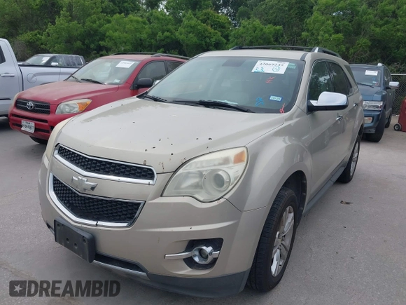 2012 Chevrolet Equinox LTZ with VIN 2GNFLGE52C6184133, listed as a IAAI auction lot 42069245 with 161,116 mi miles. Bid and sale history available at carsss.com. Image 2.