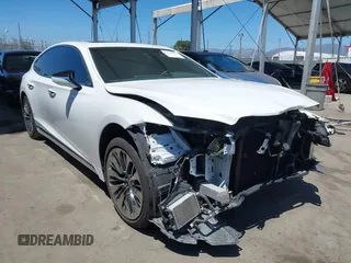 2021 Lexus LS 500 with VIN JTHD51FF6M5015310, listed as a IAAI auction lot 42630073 with 34,307 mi miles and . Bid and sale history available at DreamBid. Image 1.