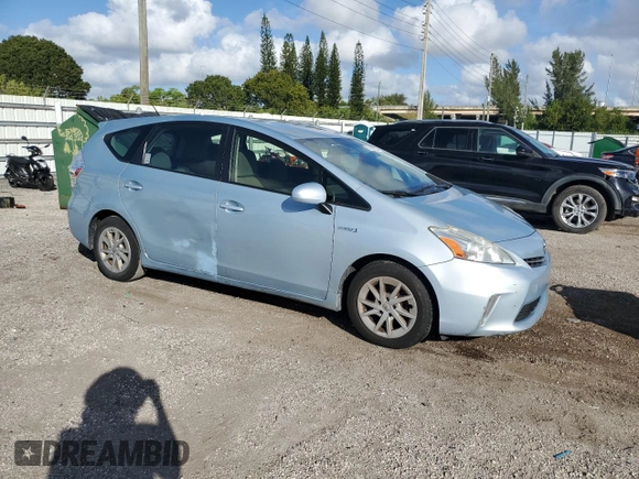 2012 Toyota Prius Two with VIN JTDZN3EU9C3086143, listed as a Copart auction lot 79880204 with 297,280 mi miles and Salvage Title. Bid and sale history available at DreamBid. Image 4.