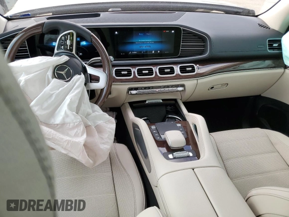 2023 Mercedes-Benz GLS 450 with VIN 4JGFF5KE3PA916007, listed as a Copart auction lot 46456284 with 15,751 mi miles and . Bid and sale history available at DreamBid. Image 8.