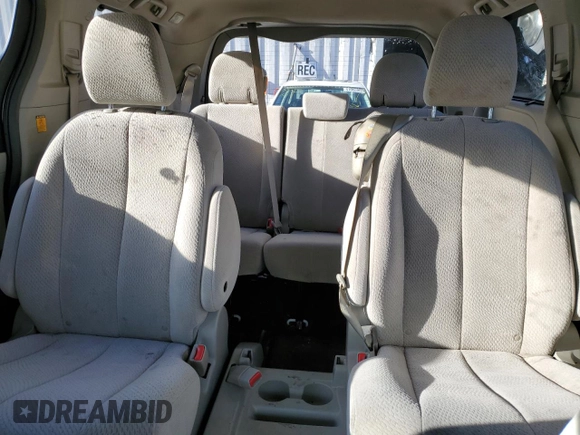 2013 Toyota Sienna LE AAS with VIN 5TDKK3DC6DS328311, listed as a Copart auction lot 80365703 with 81,873 mi miles and Salvage title. Bid and sale history available at DreamBid. Image 10.