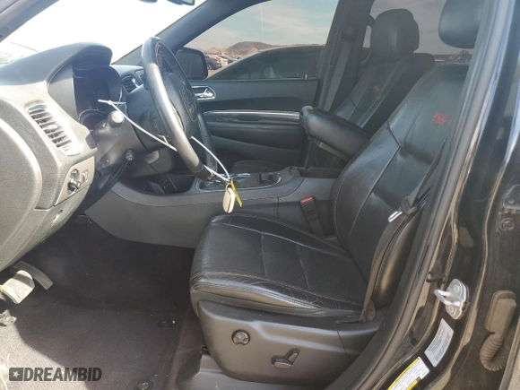 2016 Dodge Durango R/T with VIN 1C4SDHCT5GC502576, listed as a Copart auction lot 42553045 with 107,329 mi miles and Salvage Title. Bid and sale history available at carsss.com. Image 7.
