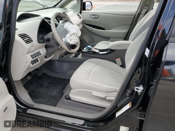 2015 Nissan LEAF SV with VIN 1N4AZ0CP6FC301534, listed as a Copart auction lot 51158153 with 66,443 mi miles. Bid and sale history available at carsss.com. Image 7.
