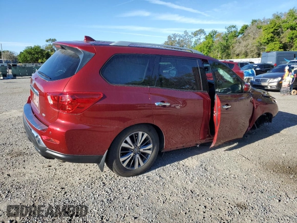 2020 Nissan Pathfinder SV with VIN 5N1DR2BN4LC638424, listed as a Copart auction lot 49483865 with 55,657 mi miles and Non Repairable. Bid and sale history available at carsss.com. Image 3.