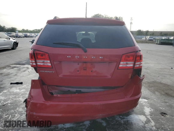 2019 Dodge Journey SE Value with VIN 3C4PDCAB3KT732245, listed as a Copart auction lot 53740435 with 24,186 mi miles and Non Repairable. Bid and sale history available at DreamBid. Image 6.
