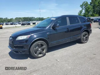 2015 Audi Q7 S line Prestige with VIN WA1DGAFE6FD021100, listed as a Copart auction lot 60228105 with 124,955 mi miles and Salvage title. Bid and sale history available at DreamBid. Image 1.