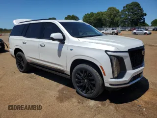 2025 Cadillac Escalade 4WD Sport Platinum with VIN 1GYS9GRL7SR239431, listed as a Copart auction lot 54129845 with 510 mi miles and Clean title. Bid and sale history available at DreamBid. Image 4.