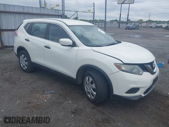 2016 Nissan Rogue SV with VIN 5N1AT2MT8GC741903, listed as a IAAI auction lot 42129112 with 188,576 mi miles. Bid and sale history available at carsss.com. Image 1.