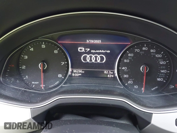 2018 Audi Q7 Premium Plus with VIN WA1LHAF76JD000508, listed as a IAAI auction lot 41837269 with 96,296 mi miles. Bid and sale history available at carsss.com. Image 7.