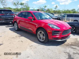 2021 Porsche Macan with VIN WP1AA2A56MLB08505, listed as a IAAI auction lot 41890100 with 2,184 mi miles and . Bid and sale history available at DreamBid. Image 1.