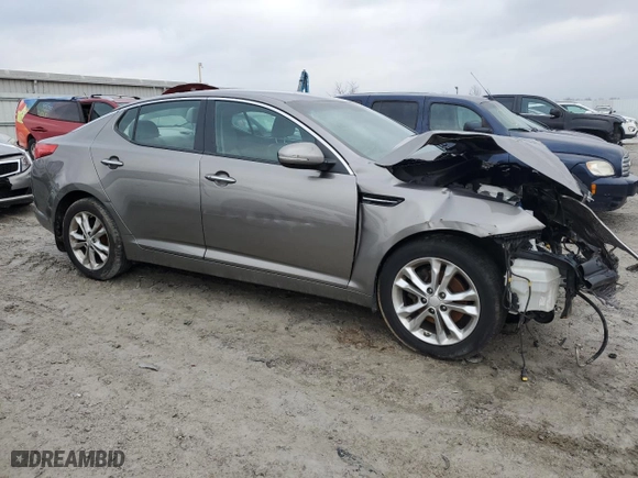 2013 Kia Optima EX with VIN 5XXGN4A73DG243437, listed as a Copart auction lot 46419245 with 0 mi miles and Salvage Title. Bid and sale history available at carsss.com. Image 4.