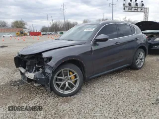 2018 Alfa Romeo Stelvio Ti with VIN ZASFAKBN0J7B76011, listed as a Copart auction lot 49768855 with 67,405 mi miles and Salvage Title. Bid and sale history available at carsss.com. Image 1.