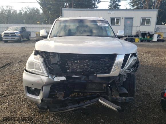 2017 Nissan Armada SV with VIN JN8AY2NC5H9506138, listed as a Copart auction lot 83483064 with 127,638 mi miles and Salvage Title. Bid and sale history available at carsss.com. Image 5.