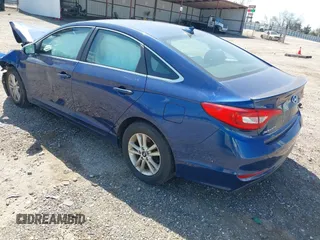 2017 Hyundai Sonata SE with VIN 5NPE24AF6HH518994, listed as a IAAI auction lot 41764608 with 74,761 mi miles. Bid and sale history available at carsss.com. Image 3.