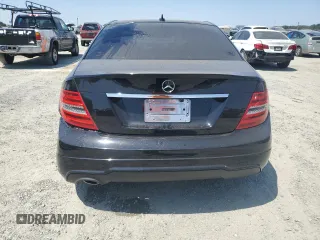2014 Mercedes-Benz C 250 Sport with VIN WDDGF4HB9EA954117, listed as a Copart auction lot 59468405 with 132,028 mi miles and Salvage title. Bid and sale history available at DreamBid. Image 6.