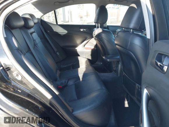2008 Lexus IS 250 with VIN JTHBK262882073350, listed as a IAAI auction lot 41253717 with 204,791 mi miles. Bid and sale history available at carsss.com. Image 8.