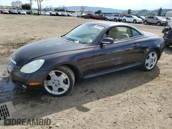 2004 Lexus SC 430 z VIN JTHFN48Y640056039, wystawiony jako Copart lot #48590735 z przebiegiem 117 295 mil mil oraz Szkoda całkowita • Salvage title. Historia ofert i sprzedaży dostępna na DreamBid. Obrazek 1.