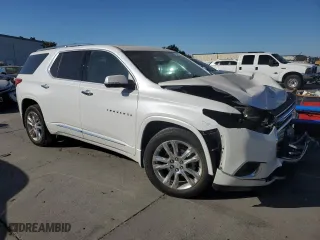 2021 Chevrolet Traverse High Country with VIN 1GNEVNKW8MJ225604, listed as a Copart auction lot 74614544 with 62,801 mi miles and Salvage Title. Bid and sale history available at carsss.com. Image 4.