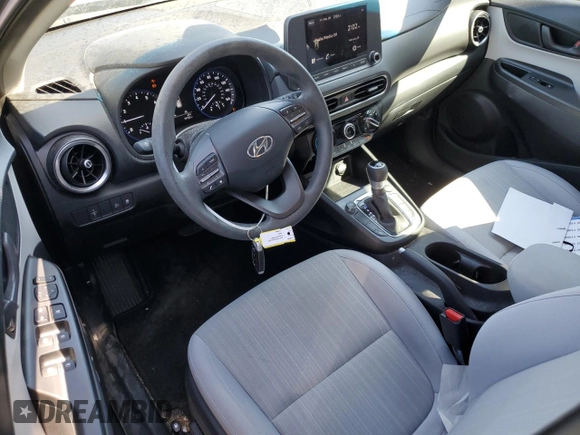 2023 Hyundai Kona SEL with VIN KM8K62AB0PU982954, listed as a Copart auction lot 47078835 with 19,102 mi miles and Salvage Title. Bid and sale history available at DreamBid. Image 8.