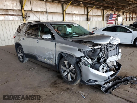2019 Chevrolet Traverse LT z VIN 1GNERHKWXKJ222285, wystawiony jako Copart lot #53981955 z przebiegiem 109 303 mil mil oraz Szkoda całkowita • Salvage title. Historia ofert i sprzedaży dostępna na DreamBid. Obrazek 4.