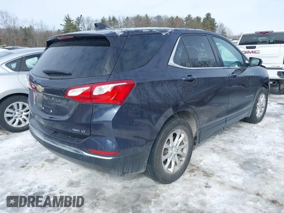 2019 Chevrolet Equinox LT z VIN 3GNAXUEV2KS548130, wystawiony jako IAAI lot #41587689 z przebiegiem 70 019 mil mil oraz . Historia ofert i sprzedaży dostępna na DreamBid. Obrazek 4.