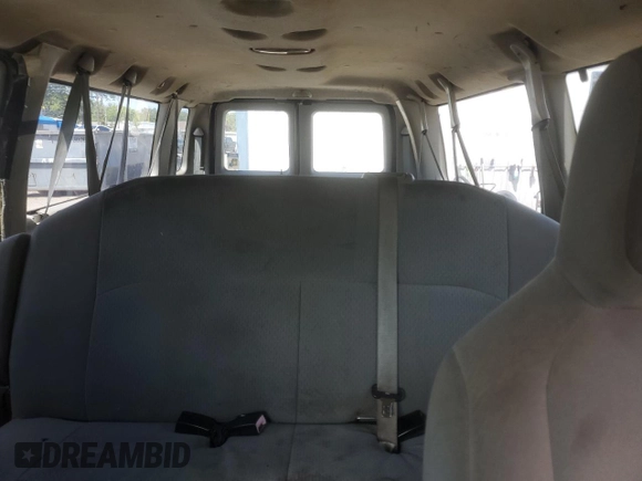 2012 Ford Econoline Passenger XL with VIN 1FBSS3BL5CDA01156, listed as a Copart auction lot 50744455 with 386,889 mi miles and Salvage title. Bid and sale history available at DreamBid. Image 10.