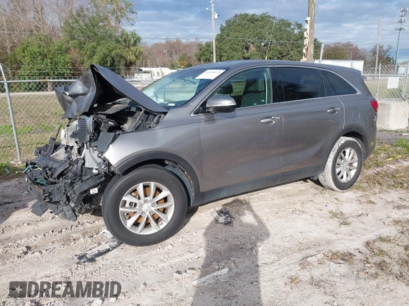 2018 Kia Sorento LX with VIN 5XYPG4A39JG385841, listed as a IAAI auction lot 41420471 with 1 mi miles. Bid and sale history available at carsss.com. Image 2.