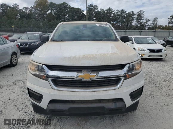 2018 Chevrolet Colorado 2WD Work Truck with VIN 1GCHSBENXJ1100955, listed as a Copart auction lot 74895284 with 48,198 mi miles and Salvage Title. Bid and sale history available at carsss.com. Image 5.