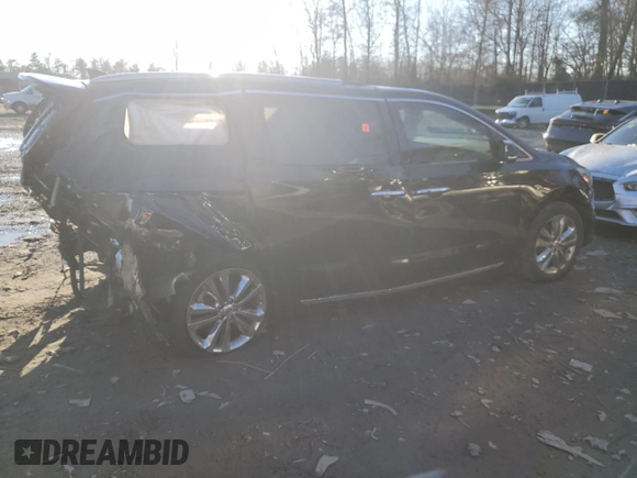 2018 Kia Sedona SX-L with VIN KNDME5C17J6363785, listed as a Copart auction lot 56021934 with 23,698 mi miles and Non Repairable. Bid and sale history available at carsss.com. Image 3.