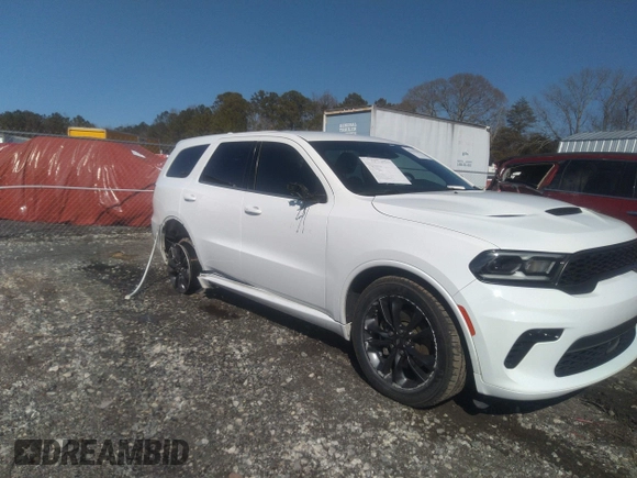 2022 Dodge Durango GT Plus with VIN 1C4RDHDG9NC210071, listed as a IAAI auction lot 41427882 with 49,078 mi miles and . Bid and sale history available at DreamBid. Image 1.