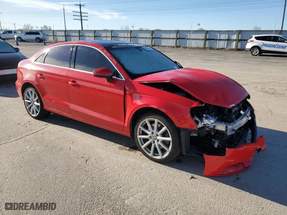 2015 Audi A3 2.0T Premium Plus with VIN WAUEFGFF4F1017327, listed as a Copart auction lot 45599745 with 80,035 mi miles and Salvage Title. Bid and sale history available at carsss.com. Image 4.