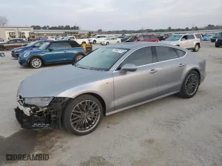 2016 Audi A7 3.0 Premium Plus with VIN WAUWGAFC4GN078871, listed as a Copart auction lot 48402175 with 96,099 mi miles and Salvage Title. Bid and sale history available at carsss.com. Image 1.