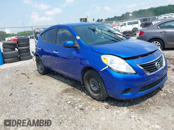 2013 Nissan Versa S Plus with VIN 3N1CN7AP5DL840256, listed as a IAAI auction lot 42394888 with 195,352 mi miles and . Bid and sale history available at DreamBid. Image 1.