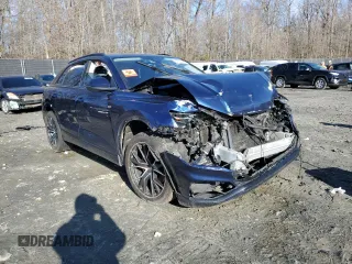 2019 Audi Q8 Premium Plus with VIN WA1EVAF10KD014743, listed as a Copart auction lot 45272965 with Not provided miles and Salvage title. Bid and sale history available at DreamBid. Image 4.