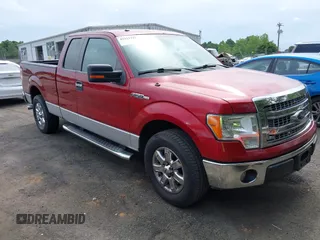 2014 Ford F-150 XL with VIN 1FTFX1CF5EFA24861, listed as a IAAI auction lot 42211447 with 129,867 mi miles and . Bid and sale history available at DreamBid. Image 1.