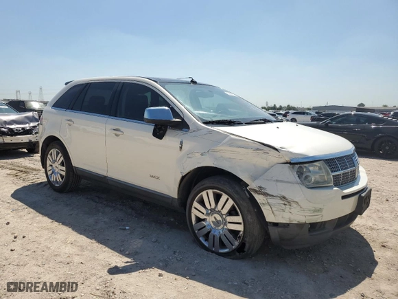 2008 Lincoln MKX with VIN 2LMDU68CX8BJ06411, listed as a Copart auction lot 50639315 with 144,781 mi miles and Salvage Title. Bid and sale history available at carsss.com. Image 4.