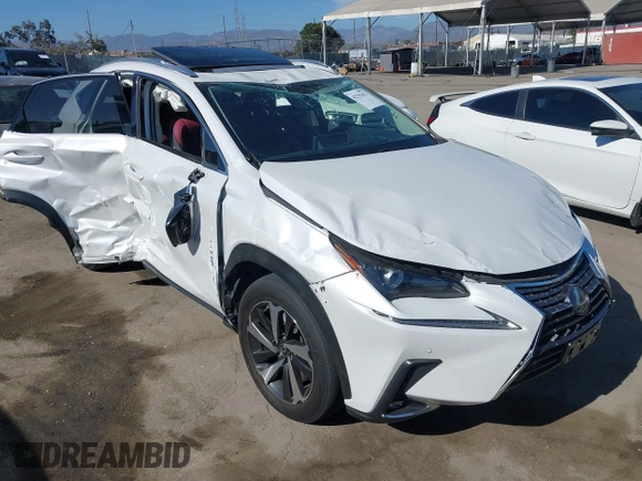 2021 Lexus NX 300 z VIN JTJGARBZ8M5028503, wystawiony jako IAAI lot #42702423 z przebiegiem 37 126 mil mil oraz . Historia ofert i sprzedaży dostępna na DreamBid. Obrazek 1.