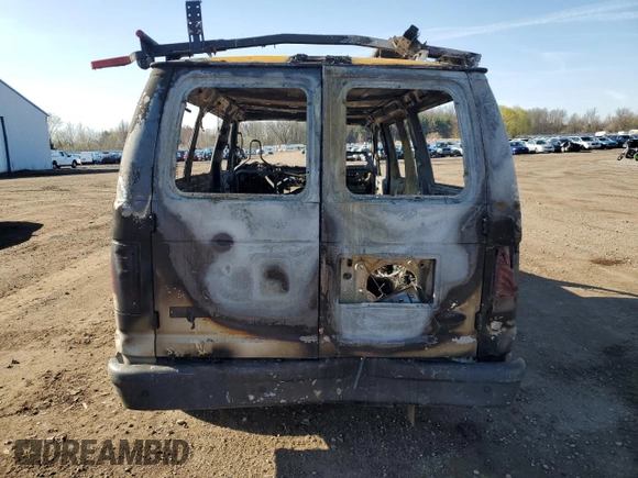 2008 Ford Econoline Passenger XL with VIN 1FMNE11W98DA79894, listed as a Copart auction lot 52369965 with Not provided miles and Non repairable. Bid and sale history available at DreamBid. Image 6.