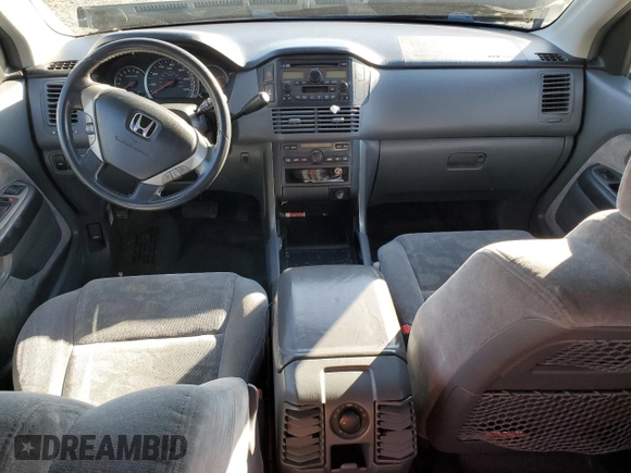 2003 Honda Pilot EX with VIN 2HKYF18403H554922, listed as a Copart auction lot 47303685 with 186,879 mi miles and Salvage Title. Bid and sale history available at DreamBid. Image 8.