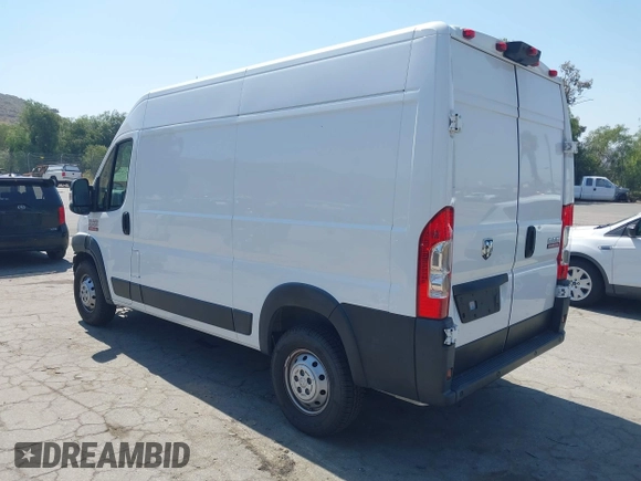 2019 Ram ProMaster Cargo with VIN 3C6TRVBG9KE515865, listed as a IAAI auction lot 42130584 with 123,341 mi miles and . Bid and sale history available at carsss.com. Image 3.