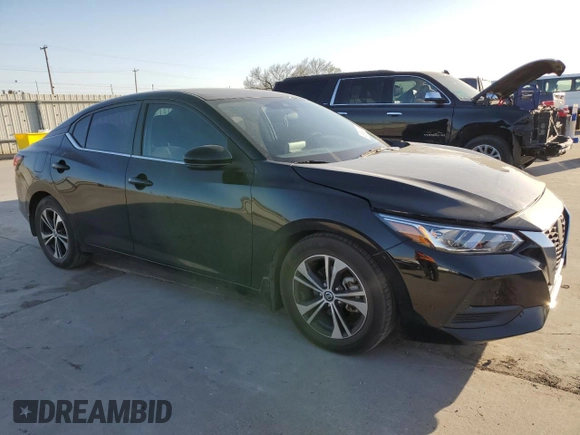 2020 Nissan Sentra SV with VIN 3N1AB8CV0LY213158, listed as a Copart auction lot 49548475 with 69,953 mi miles and Salvage Title. Bid and sale history available at carsss.com. Image 4.