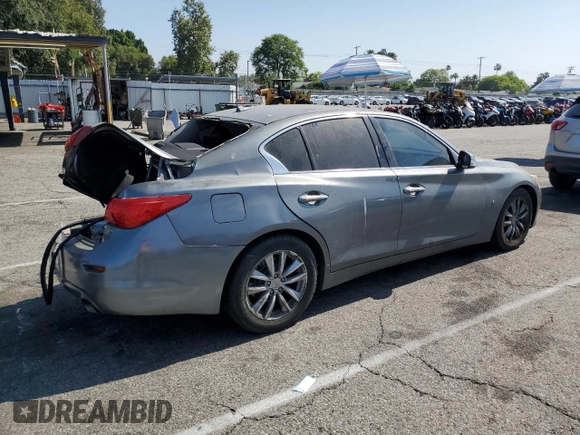 2015 Infiniti Q50 Premium z VIN JN1BV7APXFM335902, wystawiony jako Copart lot #59996905 z przebiegiem 88 893 mil mil oraz Szkoda całkowita • Salvage title. Historia ofert i sprzedaży dostępna na DreamBid. Obrazek 3.