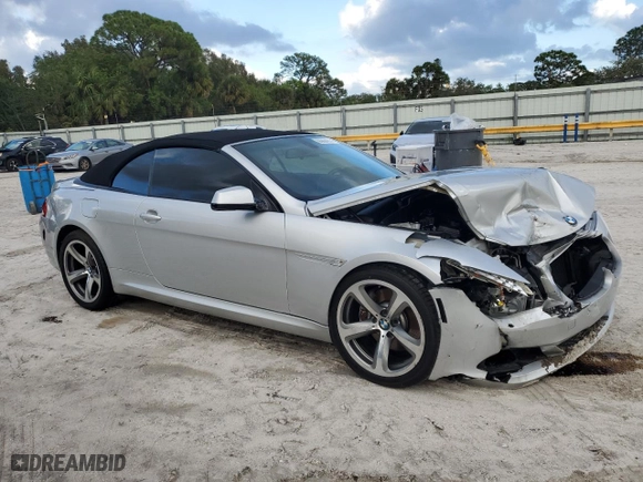 2010 BMW 6 Series 650i with VIN WBAEB5C56AC225685, listed as a Copart auction lot 86904014 with 36,214 mi miles and Salvage Title. Bid and sale history available at carsss.com. Image 4.