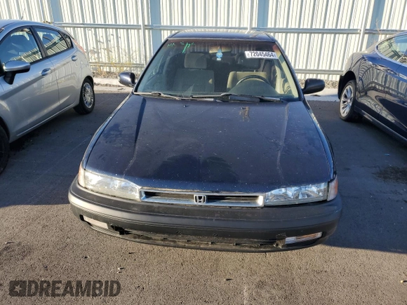 1991 Honda Accord LX with VIN JHMCB7653MC070985, listed as a Copart auction lot 72045464 with 111,911 mi miles and Salvage title. Bid and sale history available at DreamBid. Image 5.