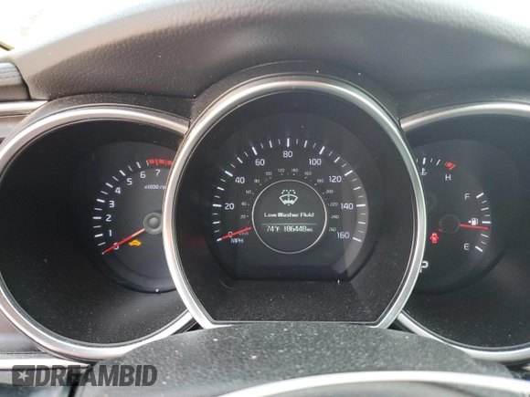 2015 Kia Optima EX with VIN 5XXGN4A72FG356248, listed as a Copart auction lot 50731795 with 186,448 mi miles and Clean Title. Bid and sale history available at carsss.com. Image 9.