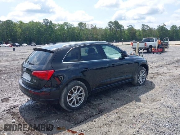 2012 Audi Q5 Premium Plus with VIN WA1LFAFP6CA051999, listed as a IAAI auction lot 42452290 with Not provided miles and . Bid and sale history available at DreamBid. Image 4.