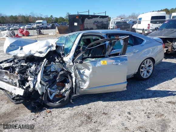 2018 Chevrolet Impala Premier with VIN 2G1125S30J9168613, listed as a IAAI auction lot 41380436 with 1 mi miles. Bid and sale history available at carsss.com. Image 16.