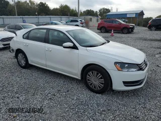 2014 Volkswagen Passat Wolfsburg Ed with VIN 1VWAS7A35EC096324, listed as a Copart auction lot 76344514 with 72,987 mi miles and Salvage Title. Bid and sale history available at carsss.com. Image 4.