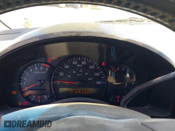 2004 Nissan Titan LE with VIN 1N6AA07AX4N575552, listed as a IAAI auction lot 41994360 with 258,524 mi miles and . Bid and sale history available at DreamBid. Image 7.